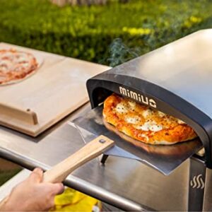 Mimiuo Outdoor Gas Pizza Ovens Portable Stainless Steel Gas Pizza Grilling Stove with 13" Pizza Stone & 12 x 14 inch Foldable Pizza Peel - (Classic G-Oven Series)