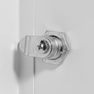 Premier 2002 Series Steel Access Door, 14 x 14 Flush Universal Mount, White (Keyed Cylinder Latch)