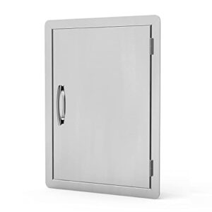 stanbroil stainless steel single vertical access door, 17-inch by 24-inch