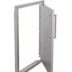 Bonfire access Vertical Stainless steel single door 14*20''