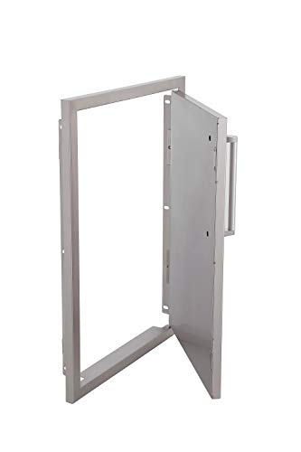 Bonfire access Vertical Stainless steel single door 14*20''