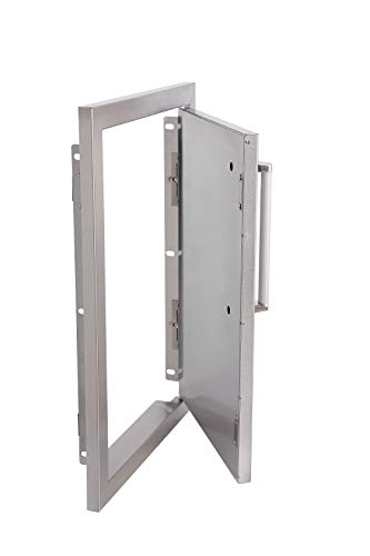 Bonfire access Vertical Stainless steel single door 14*20''