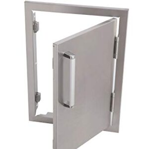 Bonfire access Vertical Stainless steel single door 14*20''