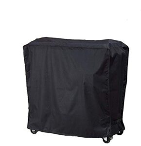 j&c 35x20x34in cooler cart cover-black waterproof uv resistant patio rolling cooler for most of 80 qt patio ice chest party bar and outdoors rolling cooler with wheels