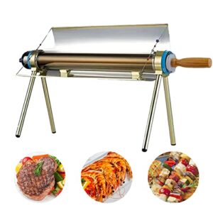 hyunlai solar oven solar bbq cooker compact sun oven 3.3lbs large capacity camp stove portable bbq grill for outdoor travel camping backpacking family party