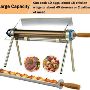 HYUNLAI Solar Oven Solar BBQ Cooker Compact Sun Oven 3.3lbs Large Capacity Camp Stove Portable BBQ Grill for Outdoor Travel Camping Backpacking Family Party