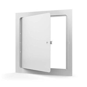 acudor - uf-5500 series (z92424scwh) 24x24 universal flush mount access door w/slot screwdriver operated cam latch
