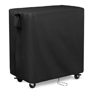 hengme cooler cart cover,outdoor beverage cart patio ice chest protective covers,waterproof 420d heavy-duty cooler cart cover for patio kitchen island bar cart (37‘’ x 21‘’ x 32‘’)