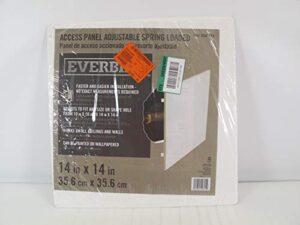 everbil access panel adjustable spring loaded 14" x 14"