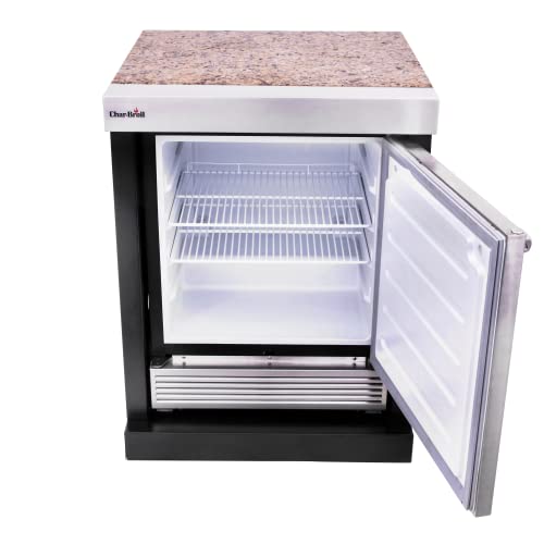 Char-Broil 463246518 Medallion Series Modular Outdoor Kitchen Refrigerator, Silver