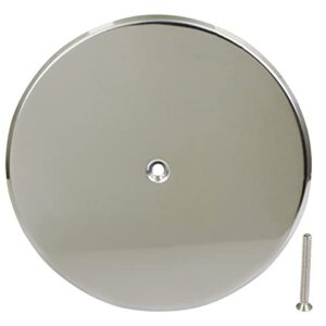 Supply Giant Wall Cleanout Cover Plate, 10-Inch, Stainless Steel, Chrome