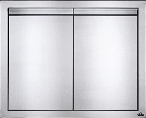 Napoleon Built-in Component - BI-3024-2D - Double Door, Stainless Steel, 30-inches Wide by 24-inches Tall, Durable Anodized Aluminum Handles, Soft Close Hardware, Napoleon Stamp Detail