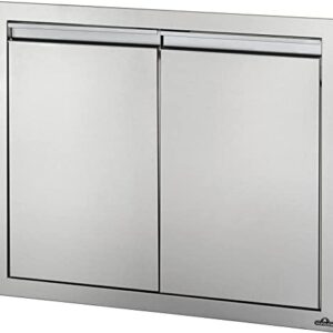 Napoleon Built-in Component - BI-3024-2D - Double Door, Stainless Steel, 30-inches Wide by 24-inches Tall, Durable Anodized Aluminum Handles, Soft Close Hardware, Napoleon Stamp Detail