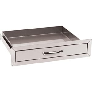 summerset 24-inch stainless steel flush mount single utility drawer - ssdr1-26u