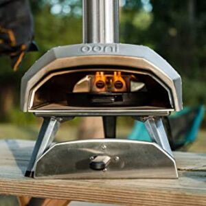 Ooni Karu 12 Multi-Fuel Outdoor Pizza Oven + Ooni Karu 12 Propane Gas Burner – Outdoor Pizza Oven for Authentic Stone Baked Pizzas