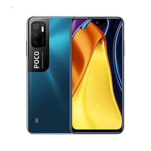 Xiaomi Poco M3 PRO 5G + 4G Volte Global Unlocked GSM 6.5" Octa Core 48mp Triple Camera (Not Verizon/Boost/CDMA) (Cool Blue, 64GB+4GB)