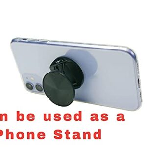 Unique Fortunes Finger Phone Grip Holder . for iPhone and Samsung. Phone Stand for Desk Phone Socket (Black)