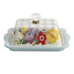 The Pioneer Woman Sweet Romance Ceramic Double Stick Butter Dish