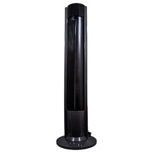 lytio better homes & gardens 40" 3-speed black tower fan with remote, internal oscillation (renewed)