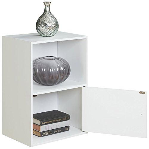 Pemberly Row Bookcase in White Wood Finish