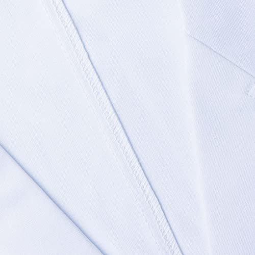 CLanItris Long Sleeve Women Lab Coat Uniforms Coat Jacket with 3 Pockets 38 inch Classic Fit (White, X-Large)