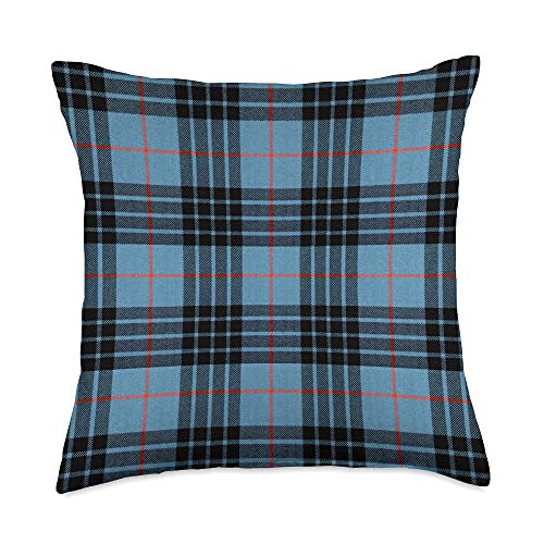 Scottish Tartan Accessories Mackay Morgan Blue Plaid Scotland Clan Scottish Tartan Throw Pillow, 18x18, Multicolor