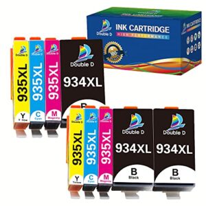 DOUBLE D 934 and 935 Ink Cartridges Compatible Replacement for HP 934XL 935XL for HP Officejet Pro 6830 6230 6815 6835 6812 6820 6220 6810 Printers (3 BK,2C,2M,2Y, 9 Pack)