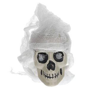 1pc luminous decorative scary skull pendant halloween party skull decor (white) decor for celebration party
