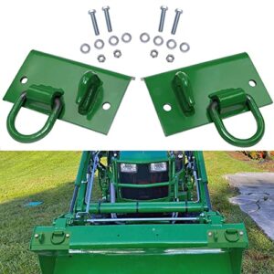 osemar tractor bucket hooks bolt on grab hooks and d ring compatible with john deere 1025r 2032r 3320 2520 compact tractor