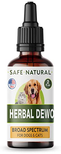 TwoFurFinds Liquid Herbal Cleanse for Cats and Dogs - Homeopathic Control for Pets of All Breeds and Sizes - Puppy and Kitten - USA-Sourced Ingredients - Preventative or Reactive - 2oz