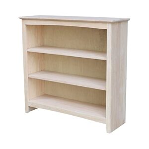 international concepts shaker bookcase - 36 in h