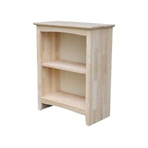 international concepts shaker bookcase - 30 in h