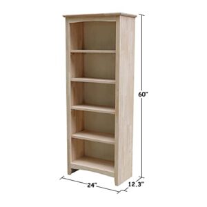 International Concepts Shaker Bookcase - 60 in H