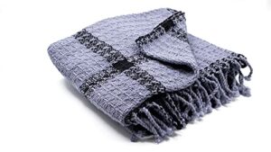 ritzy 100% merino wool lap throw blanket, warm grey - 53x43 inches, 1.5 lb, 350 gsm - lightweight, breathable, machine washable