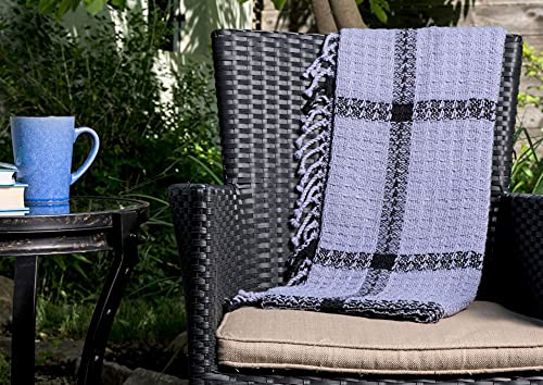 Ritzy 100% Merino Wool Lap Throw Blanket, Warm Grey - 53x43 Inches, 1.5 Lb, 350 GSM - Lightweight, Breathable, Machine Washable