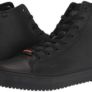 Lugz Men's Stagger Hi Slip-Resistant Food Service Shoe, Black, 9.5