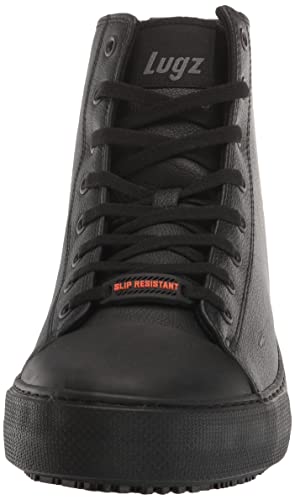 Lugz Men's Stagger Hi Slip-Resistant Food Service Shoe, Black, 9.5