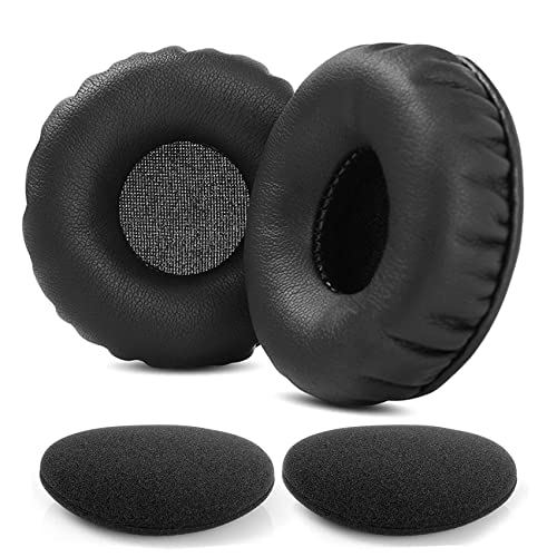 TaiZiChangQin Voice 750 Ear Pads Ear Cushions Sponge Kit Replacement Compatible with Jabra UC Voice 750 Headphone Protein Leather Earpads