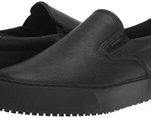 Lugz Women's Clipper Slip-Resistant Work Shoe Food Service, Black, 8.5