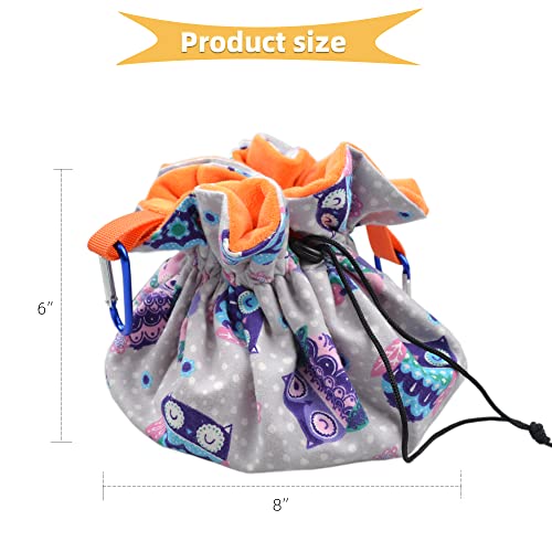 tinkare Hanging Sugar Glider Snuggle Sleeping Pouch with Drawstring Design for Pet Glider Small Animals Cage Sleep Bag