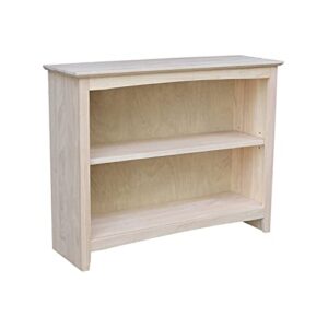 international concepts shaker bookcase - 30 in h