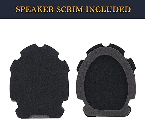 SOULWIT Replacement Earpads for Bose A20 Aviation Headset, Aviation Headset X A10, Ear Pads Cushions with Softer Leather, High-Density Noise Isolation Foam (Black)
