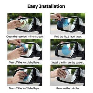 Glass Anti Rain Window Proof Fog Rearview Waterproof Mirror Film Side Car Film