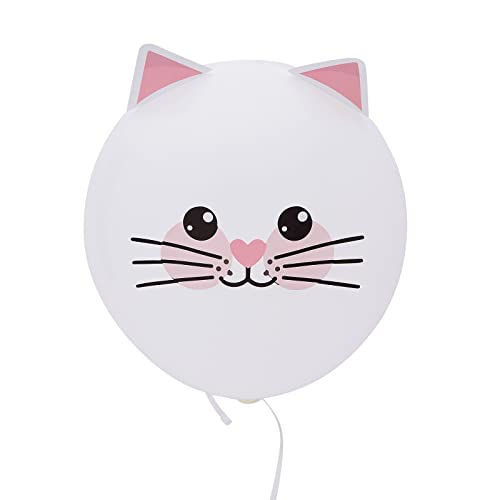36 Pack Latex Balloons for Cat Birthday Party Supplies, Party Decorations (Pink, White, 12 In)