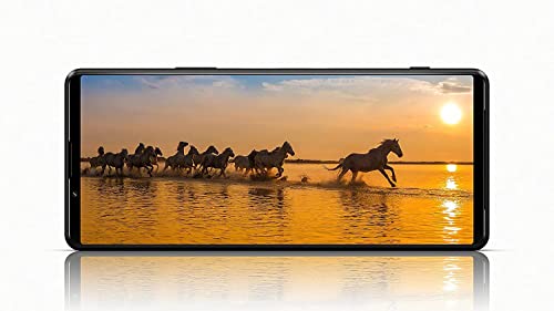 Sony Xperia 1 III XQ-BC72 5G Dual 512GB 12GB RAM Factory Unlocked (GSM Only | No CDMA - not Compatible with Verizon/Sprint) International Version – Frosted Black