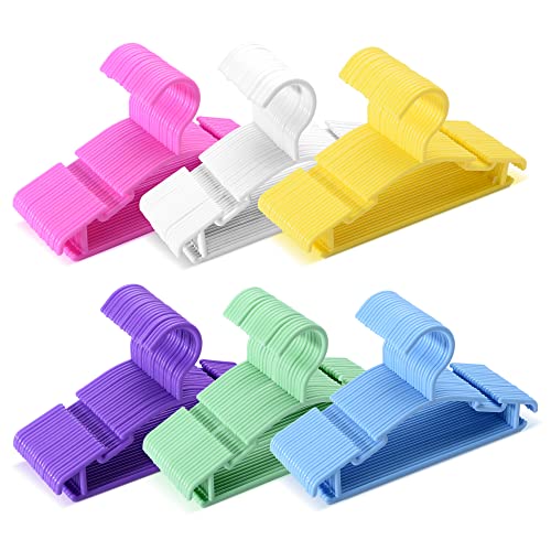 Baby Hangers 120 Pack Clothes Hangers Colorful Plastic Hangers Small Coat Hangers for Kids,Infant,Nursery,Toddler