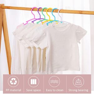 Baby Hangers 120 Pack Clothes Hangers Colorful Plastic Hangers Small Coat Hangers for Kids,Infant,Nursery,Toddler