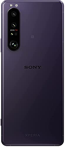 Sony Xperia 1 III XQ-BC72 5G Dual 512GB 12GB RAM Factory Unlocked (GSM Only | No CDMA - not Compatible with Verizon/Sprint) International Version – Frosted Purple