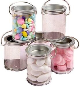 fashioncraft wedding bridal party favors, mini paint can mint tin, pack of 20