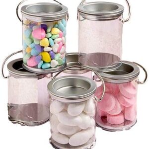 FASHIONCRAFT Wedding Bridal Party Favors, Mini Paint Can Mint Tin, Pack of 20